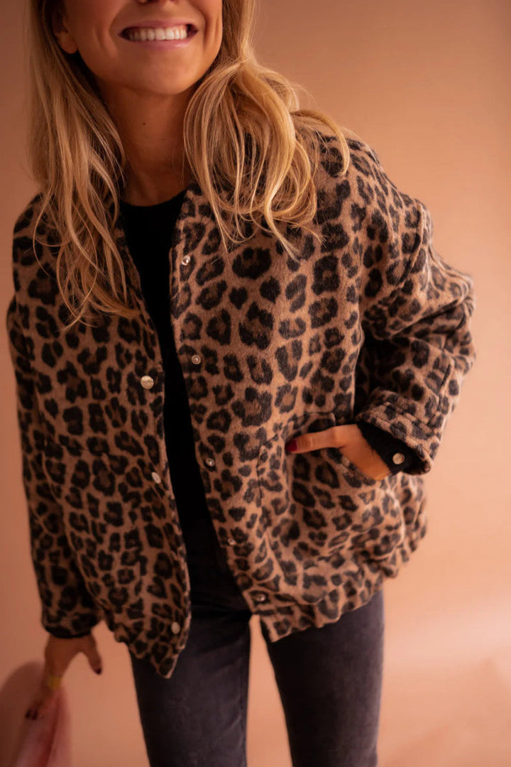 Stilla | Bomber Leopardmønster