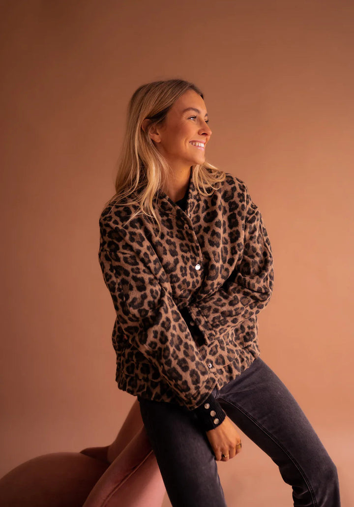Stilla | Bomber Leopardmønster