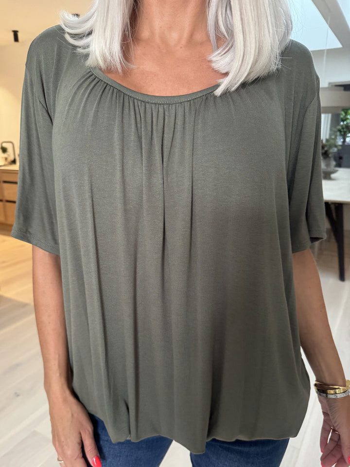 Stilla | Basic T-Shirt Med Gummibånd