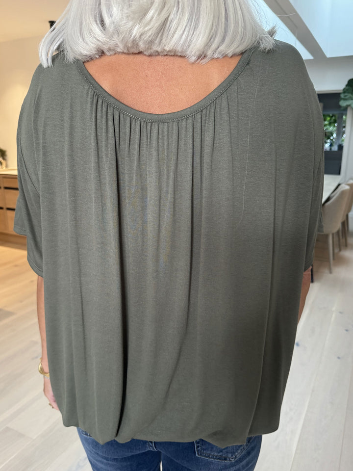 Stilla | Basic T-Shirt Med Gummibånd