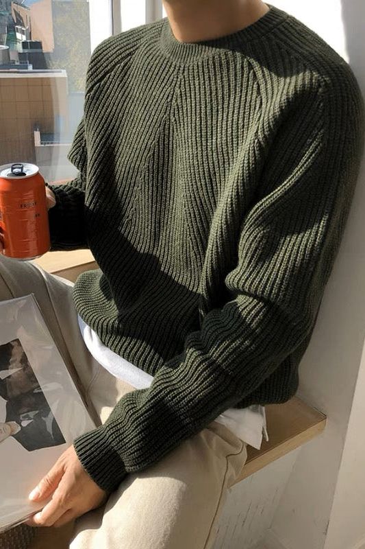 Stilla | Elegant Ribbet Pullover til Mænd
