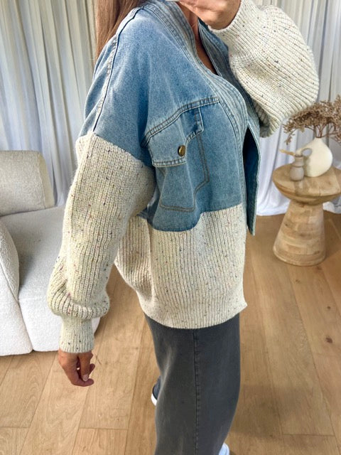 Stilla | Klassisk Jeansjakke i Denim