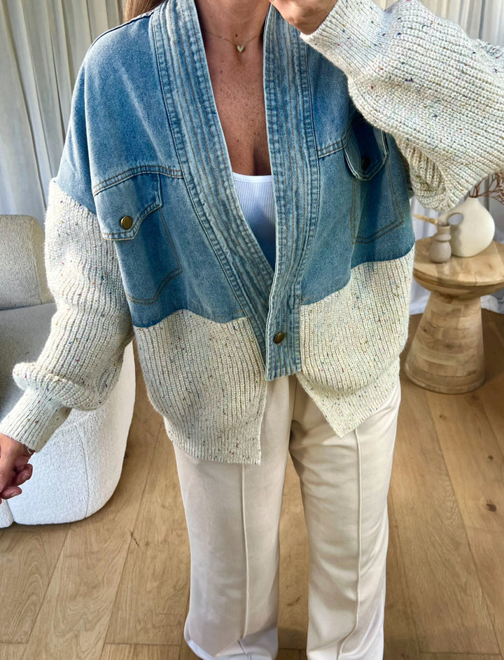 Stilla | Klassisk Jeansjakke i Denim