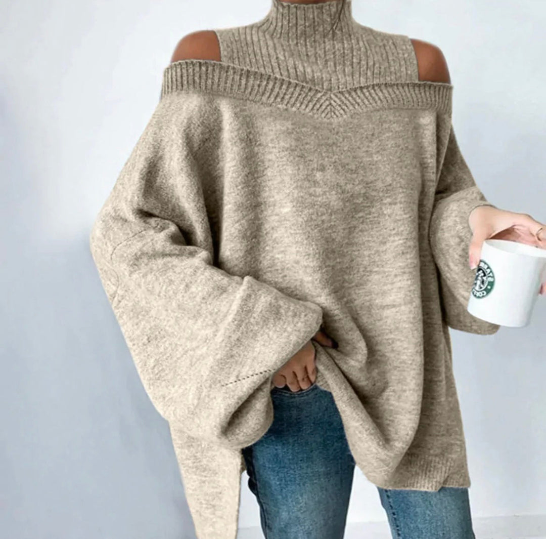 Stilla | Strik-Rullekravepullover til Efterår