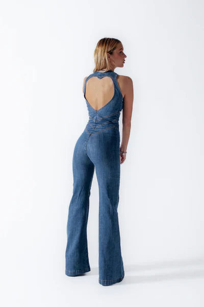 Skovae | Hollywood hjerteudskæring bodycon jumpsuit – stilfuld og figurvenlig
