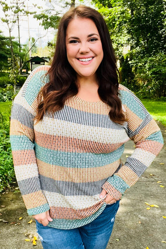 Stilla | Smuk Grøn Stribet Vintage Bluse i To Farver Fra You Hunter