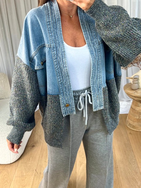 Stilla | Klassisk Jeansjakke i Denim