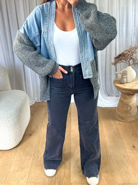 Stilla | Klassisk Jeansjakke i Denim