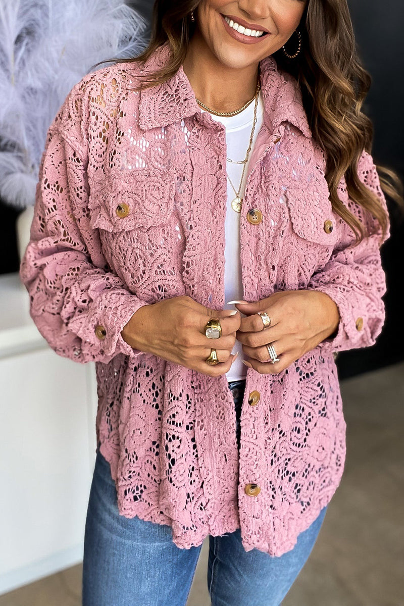 Stilla | Sweet Love Overstørrelse Blonde Shacket