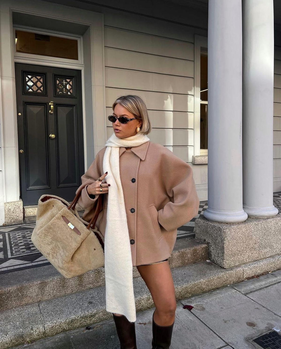Stilla | Ekstra bred uldfrakke