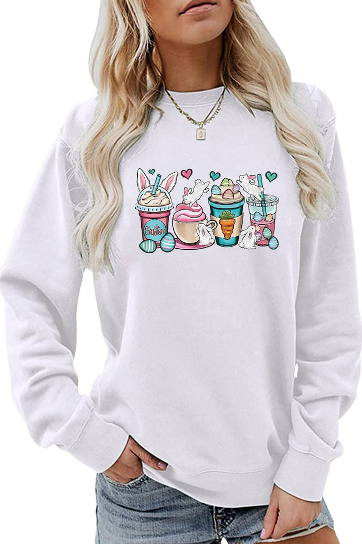 Stilla | Sweatshirt med Eis Rabbit tryk