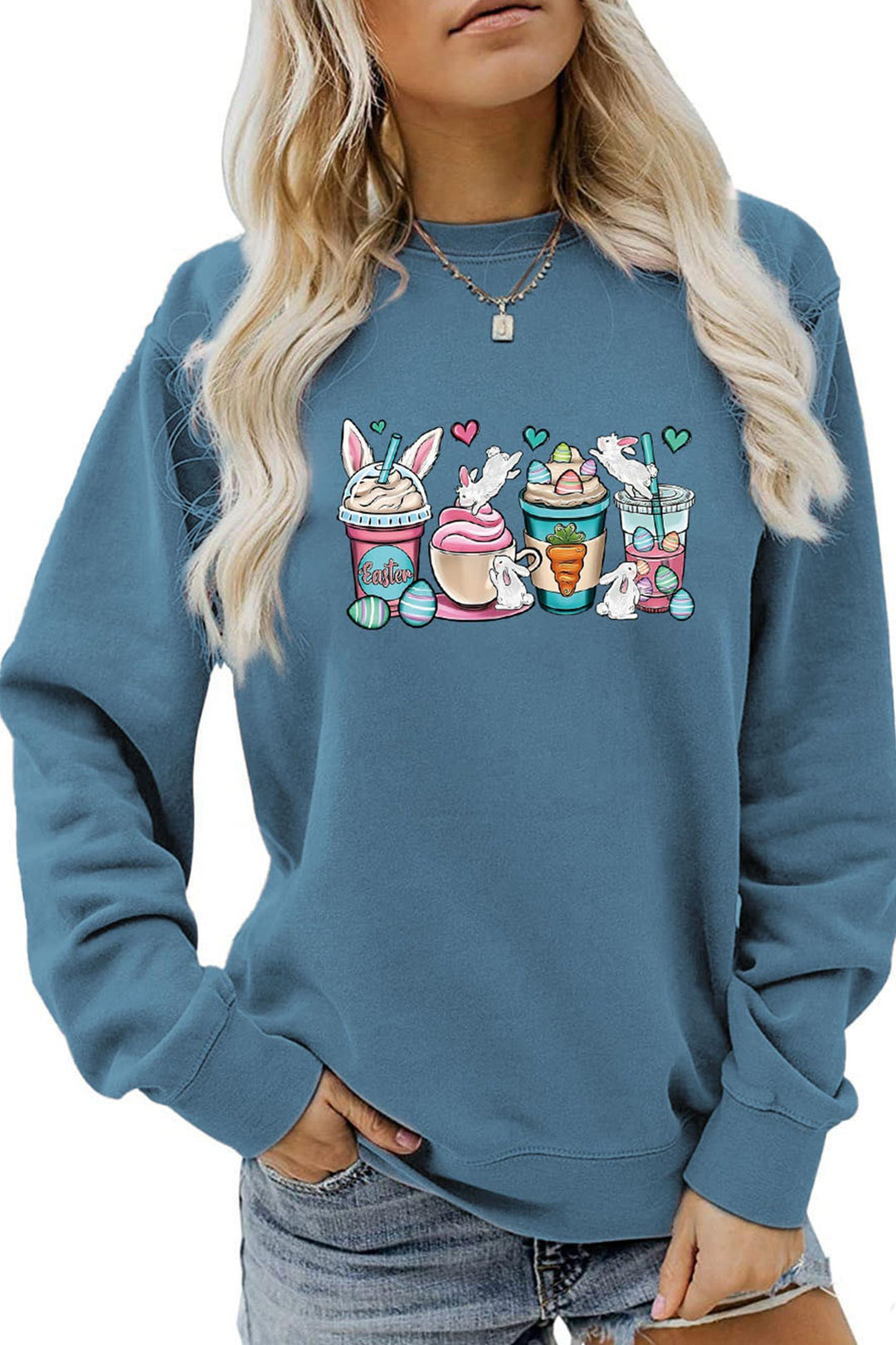 Stilla | Sweatshirt med Eis Rabbit tryk