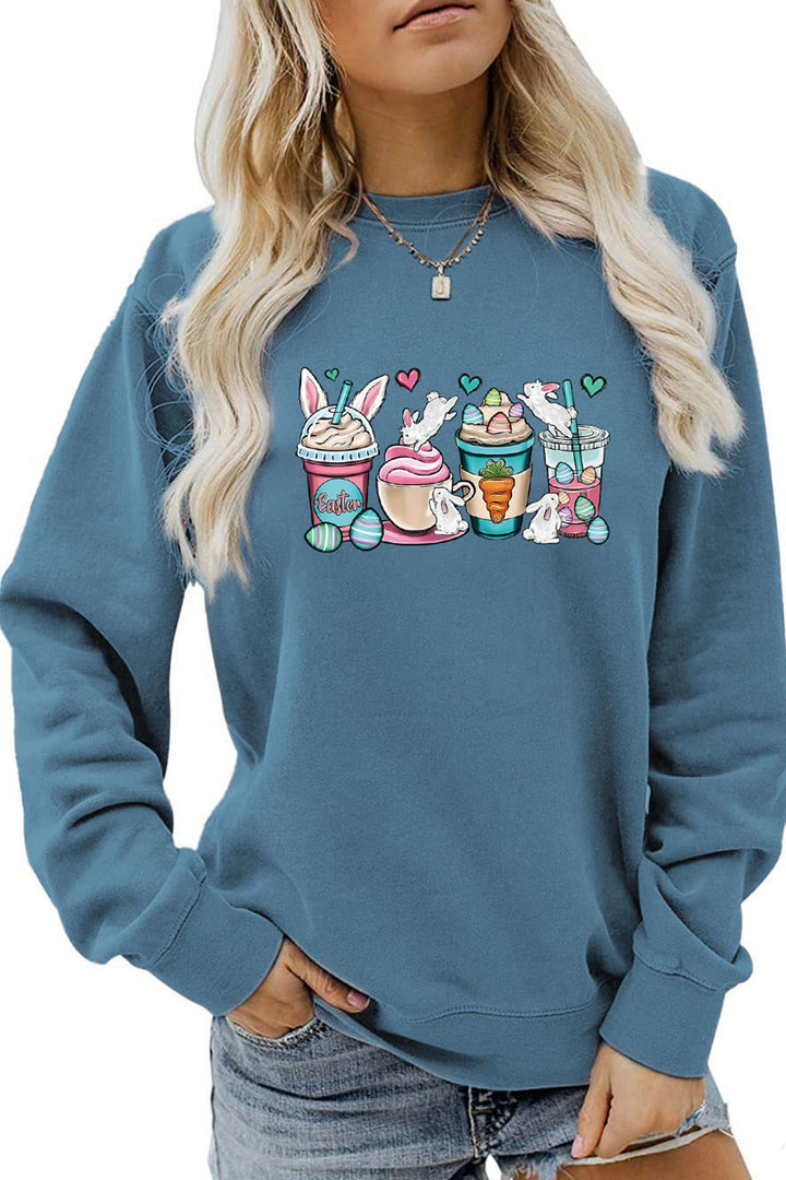 Stilla | Sweatshirt med Eis Rabbit tryk