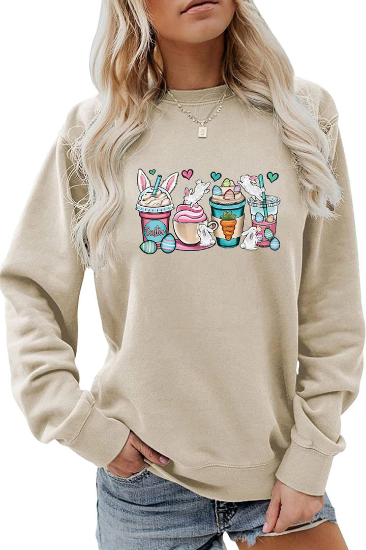 Stilla | Sweatshirt med Eis Rabbit tryk