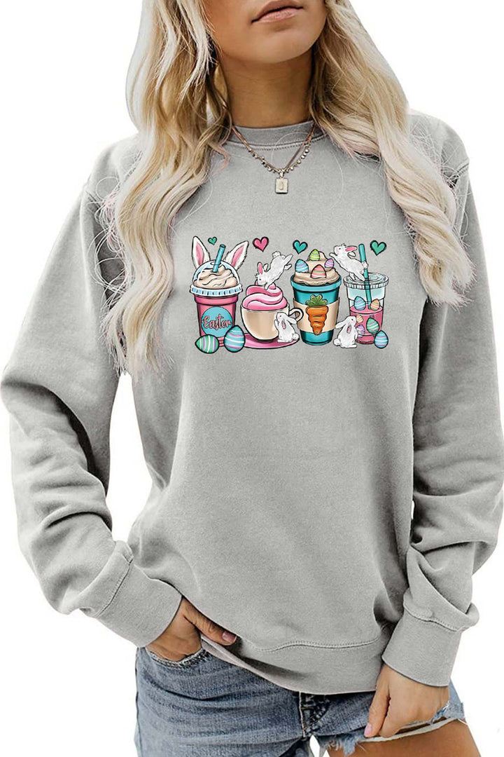 Stilla | Sweatshirt med Eis Rabbit tryk