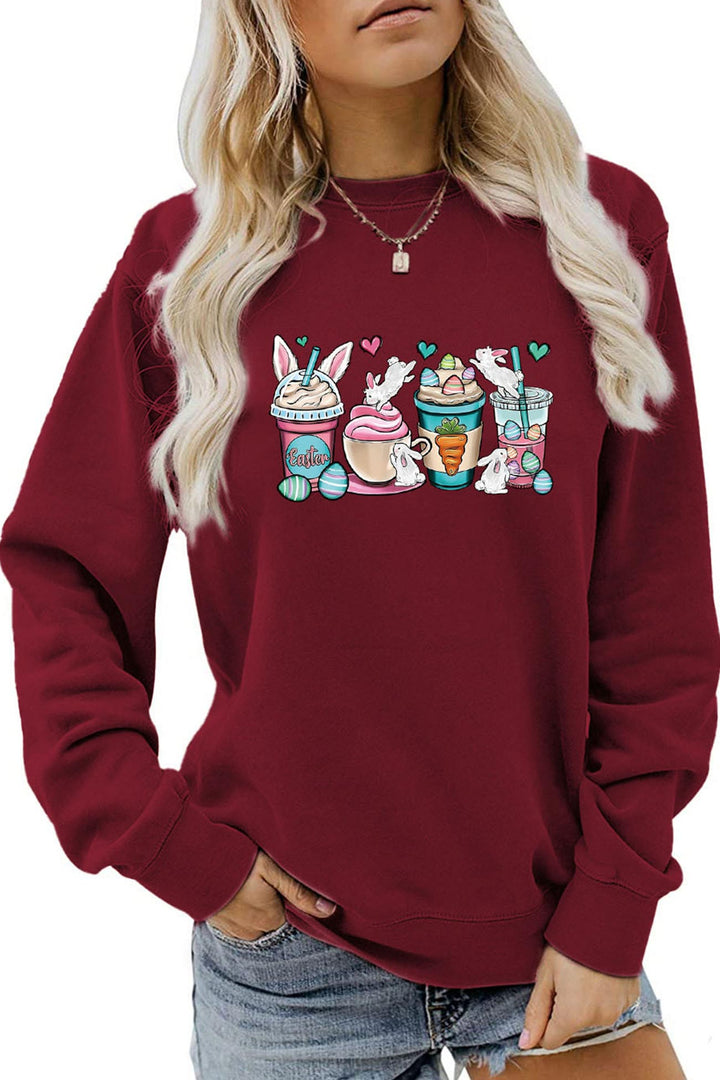 Stilla | Sweatshirt med Eis Rabbit tryk