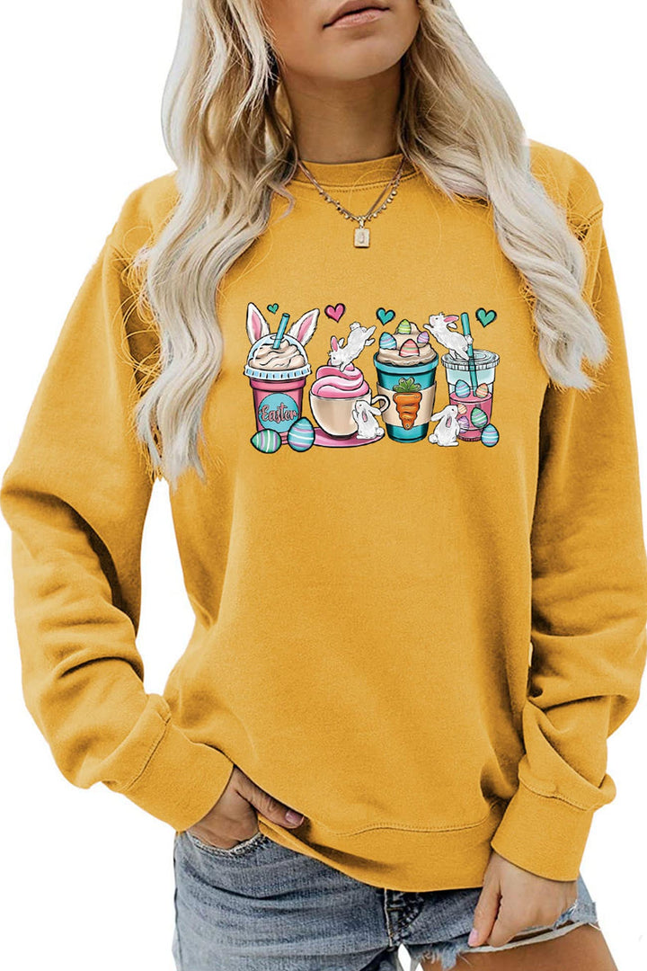Stilla | Sweatshirt med Eis Rabbit tryk