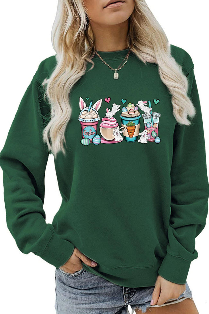 Stilla | Sweatshirt med Eis Rabbit tryk