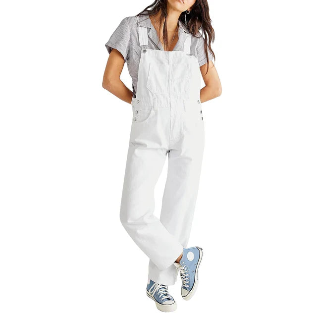 Skovae | Stilfuld Denim Overall med Løs Pasform