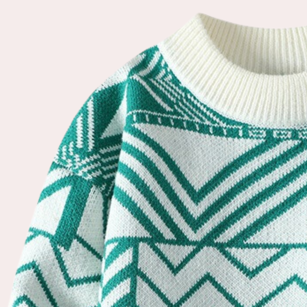 Stilla | Stilfuld Sweater med Løs Pasform til Mænd