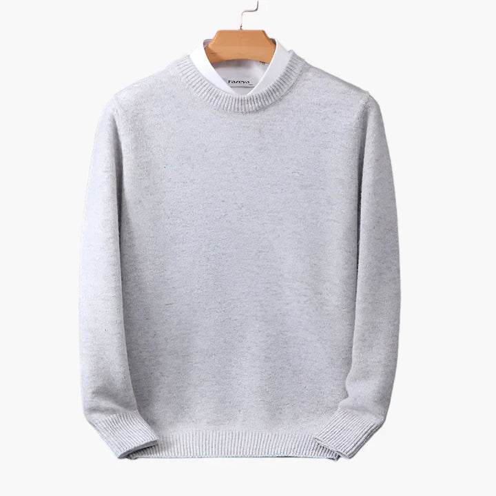 Stilla | Business Pullover med Krave - Elegant Strikpullover til Kontor & Hverdag