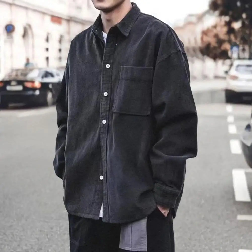 Stilla | Corduroy Langærmet Skjorte