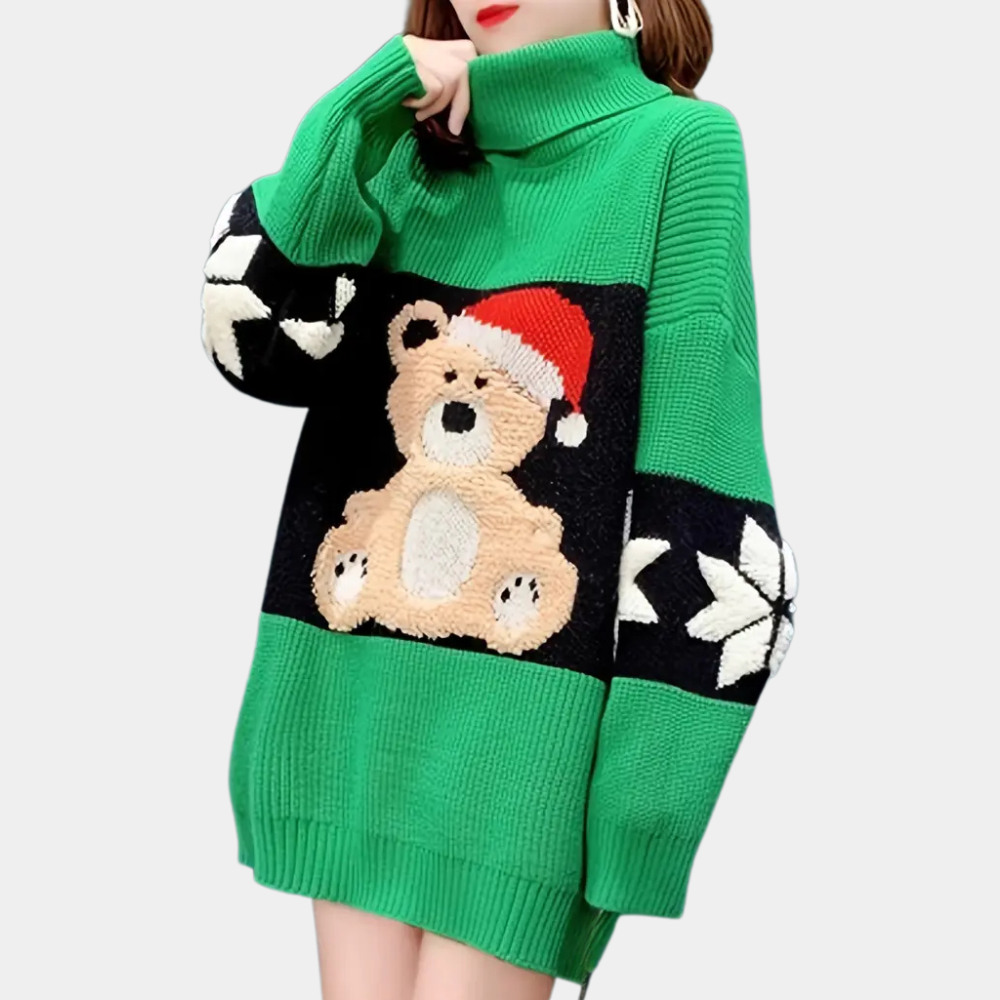 Stilla | Overdimensioneret Julesweater til Kvinder