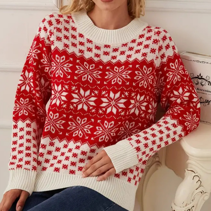 Stilla | Jule Snefnug Pullover til Kvinder