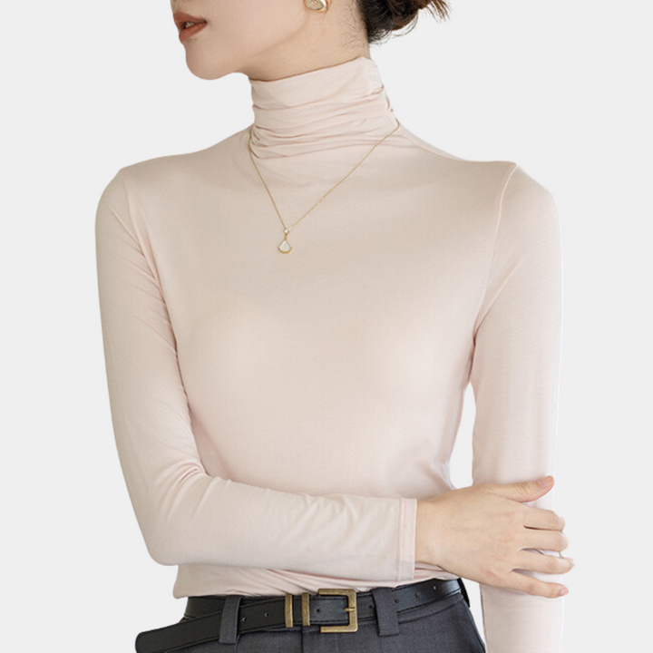 Stilla | Moderne Turtleneck Skjorte til Damer