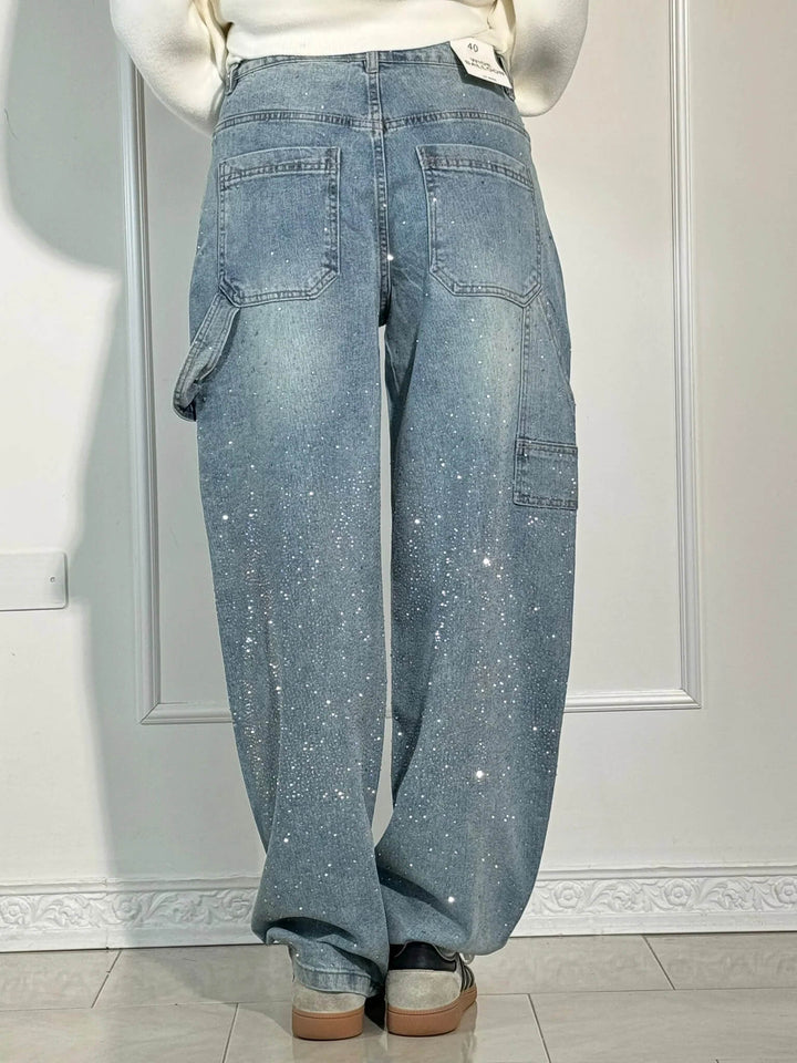 Stilla | Dekorativ Diamant Jeans