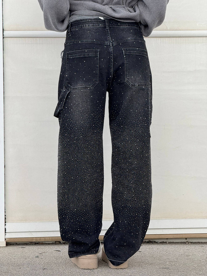 Stilla | Dekorativ Diamant Jeans