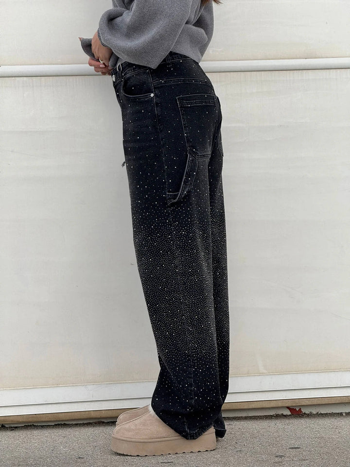 Stilla | Dekorativ Diamant Jeans