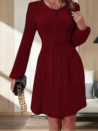 Stilla | Elegante Strikket Midi Kjole