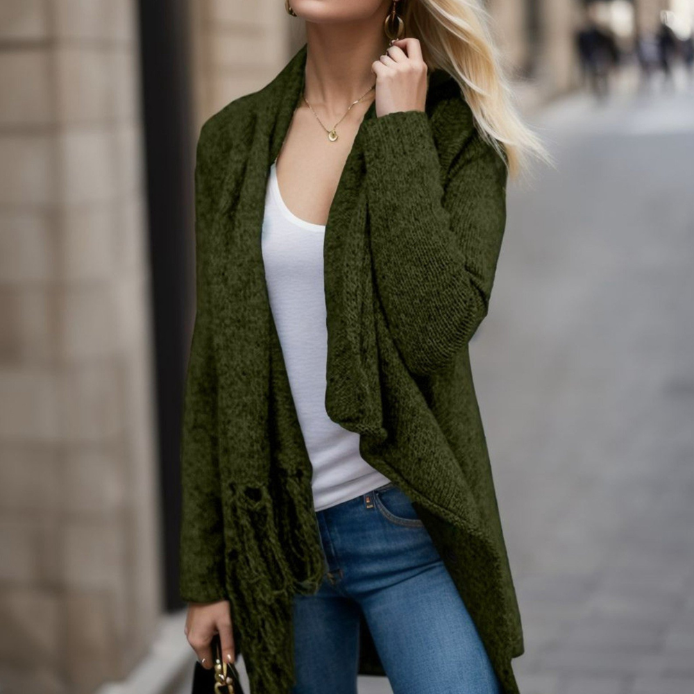 Stilla | Moderne Frynse Cardigan til Kvinder