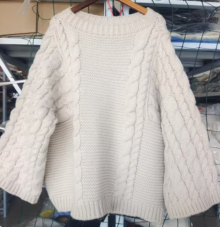Stilla | Groft fletmønsterpullover