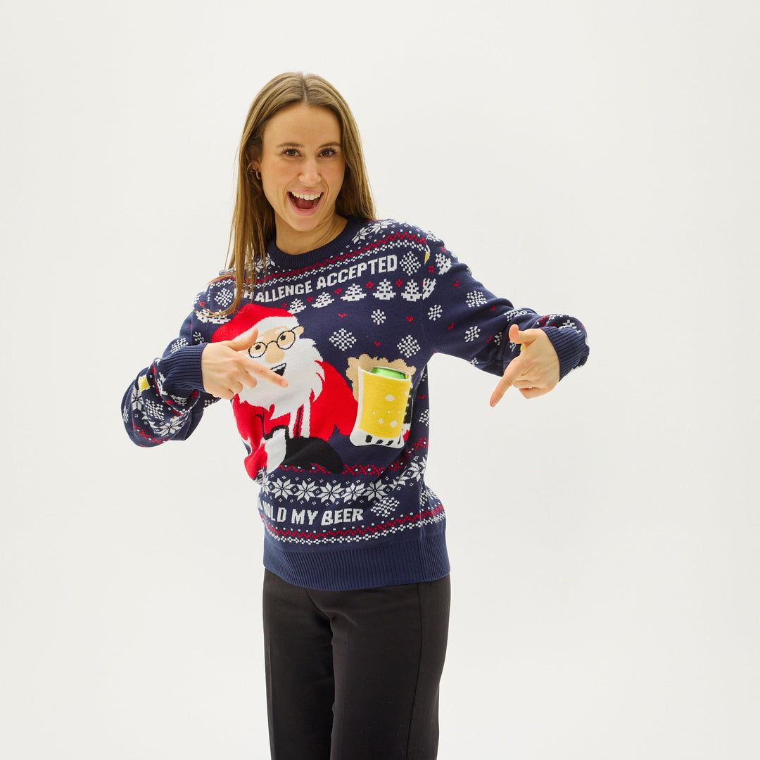 Stilla | Ho Ho Hold My Beer Sweatshirt Dame