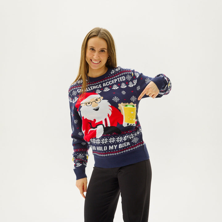 Stilla | Ho Ho Hold My Beer Sweatshirt Dame
