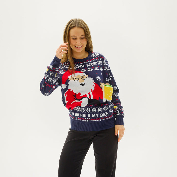 Stilla | Ho Ho Hold My Beer Sweatshirt Dame