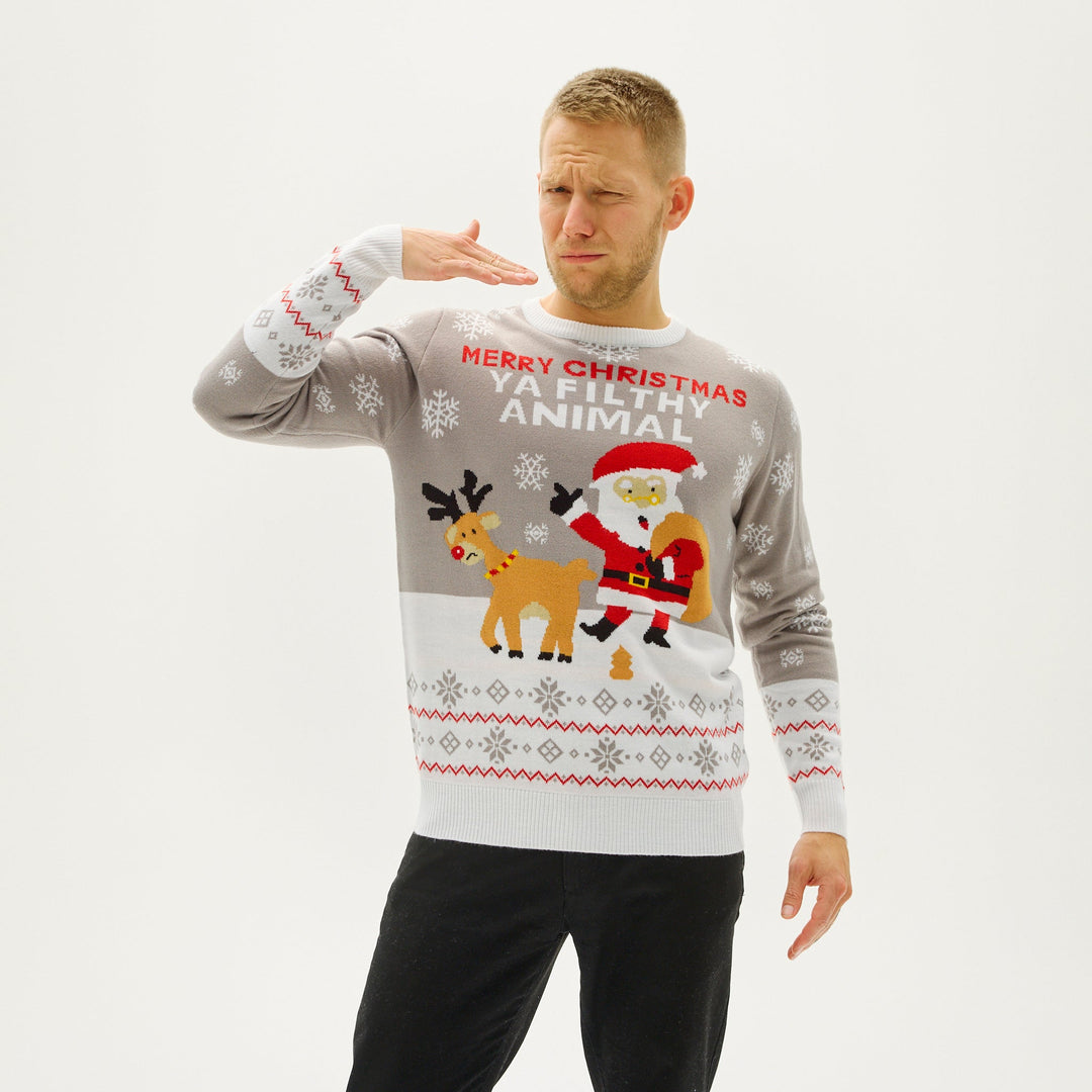 Stilla | Ya Filthy Animal Jule-Sweater Herre