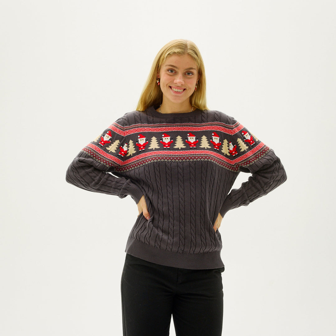 Stilla | Santas Kabelstrikpullover Dame