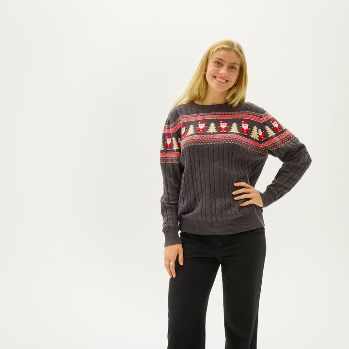 Stilla | Santas Kabelstrikpullover Dame