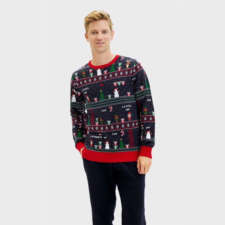 Stilla | Vintage Gamer Jul Sweatshirt Herre
