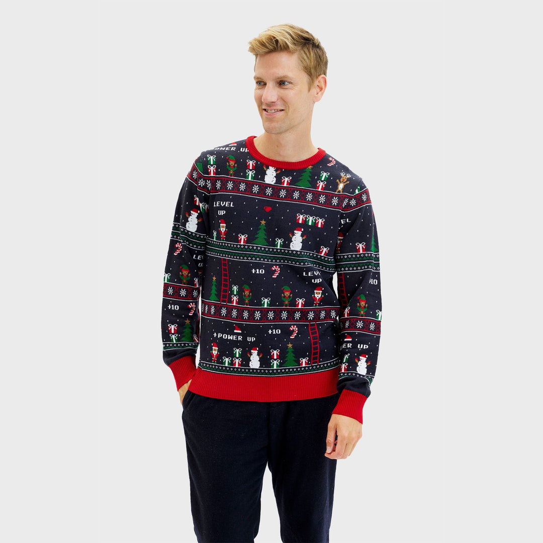 Stilla | Vintage Gamer Jul Sweatshirt Herre
