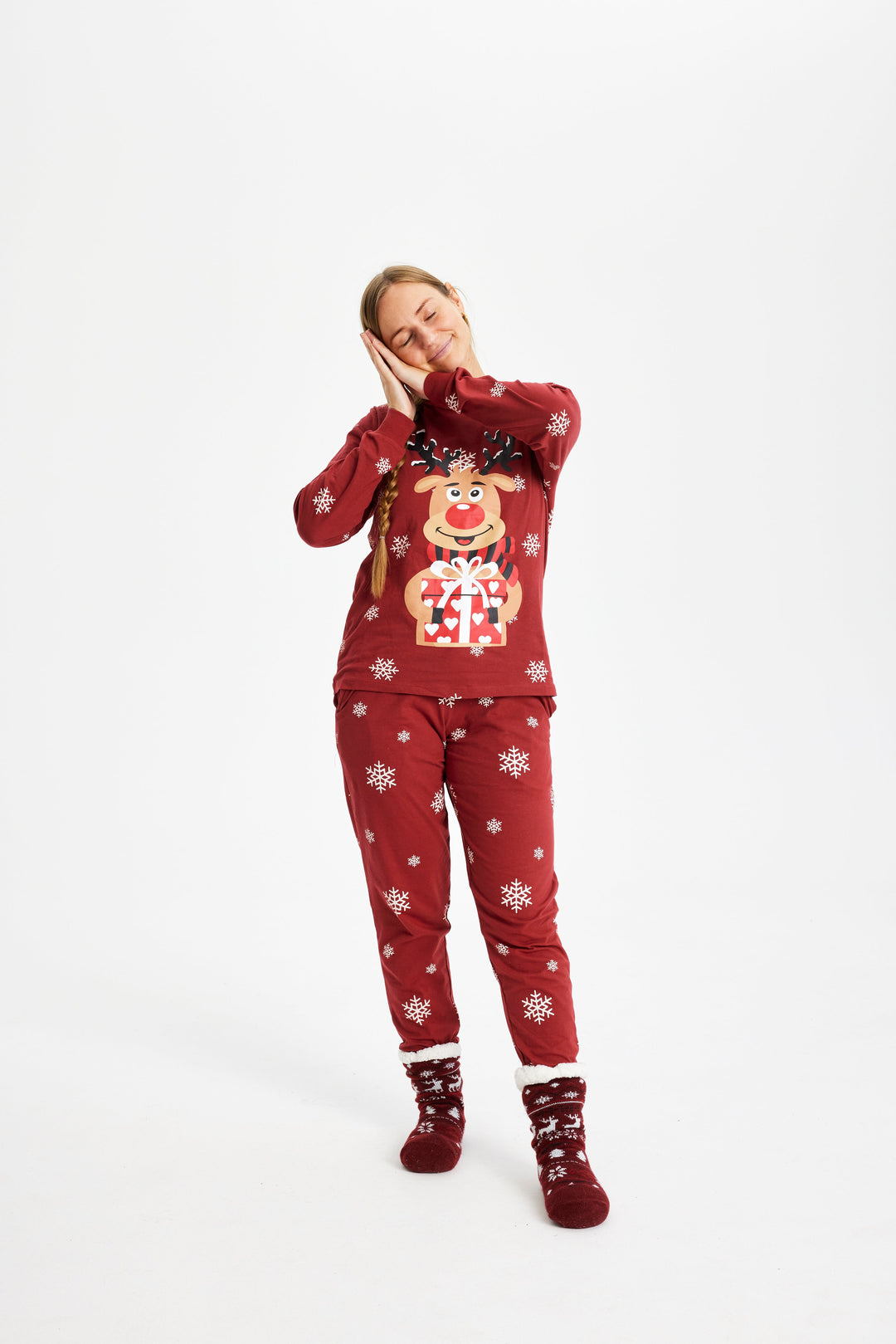 Stilla | Rudolf's Sweet Christmas Pyjamas Rød Dame