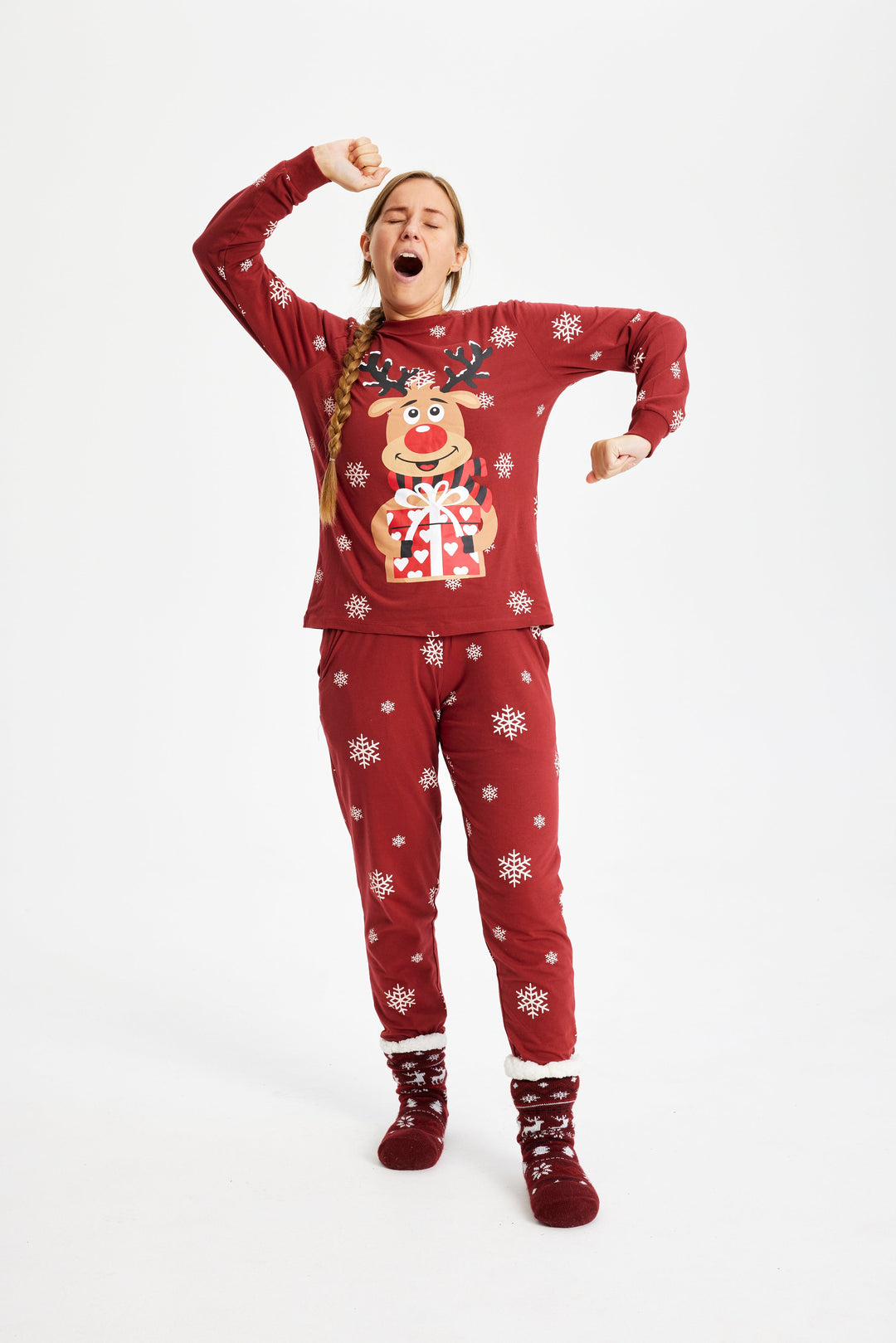 Stilla | Rudolf's Sweet Christmas Pyjamas Rød Dame