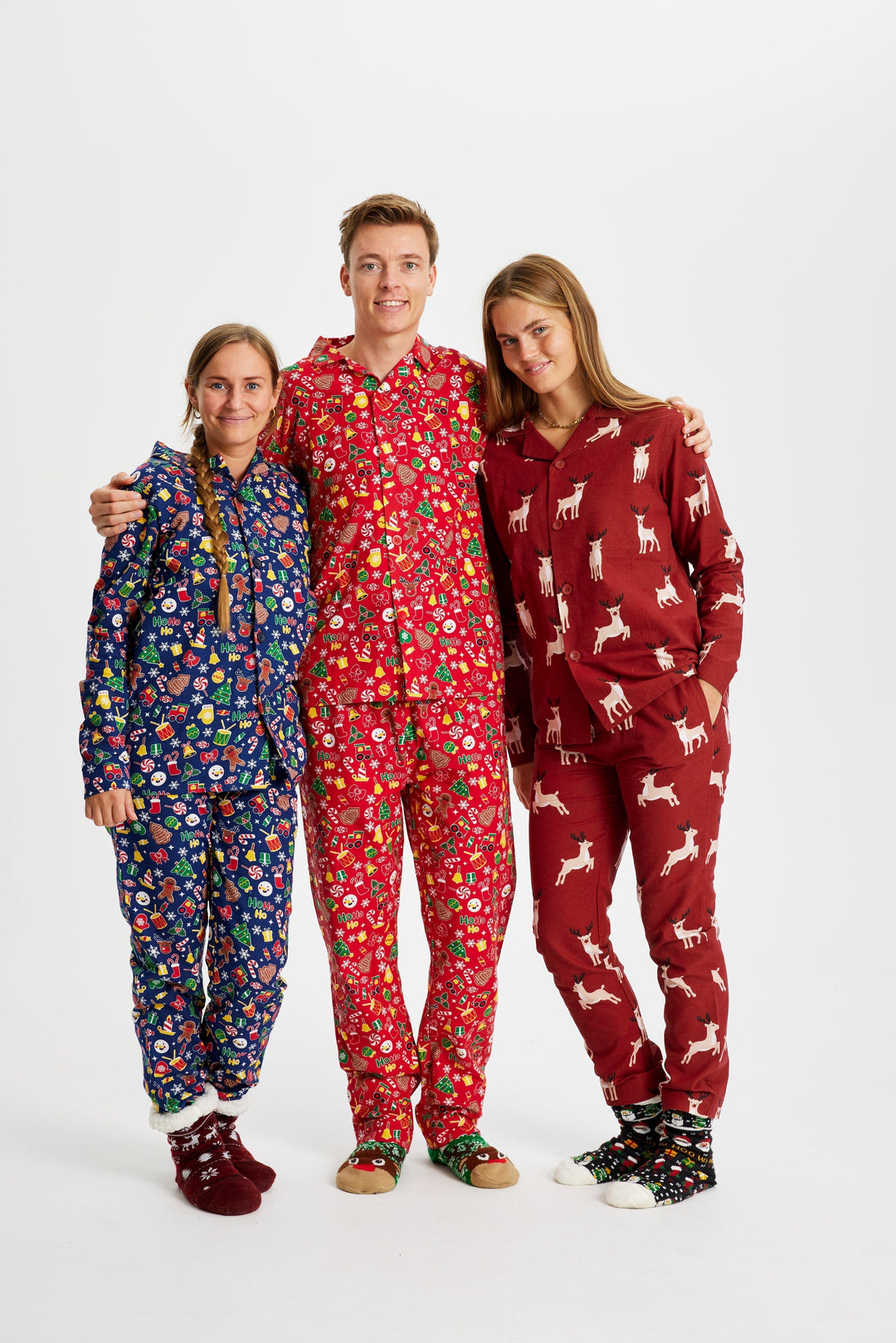 Stilla | Rensdyr Jul Pyjama Flannel Herre