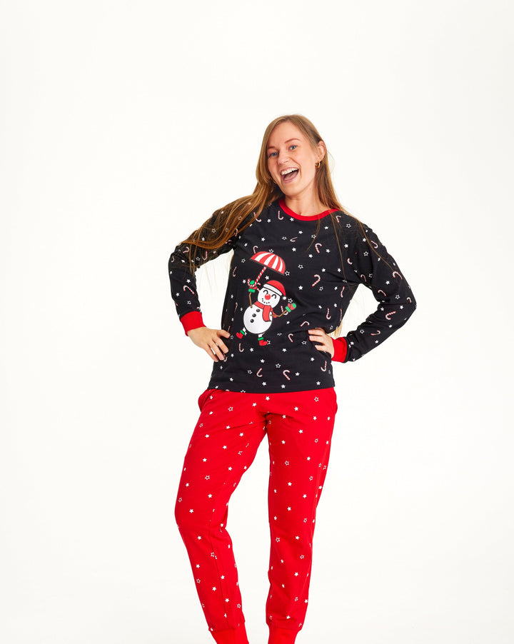 Stilla | Flyvende Snemand Jule Pyjamas Kvinder