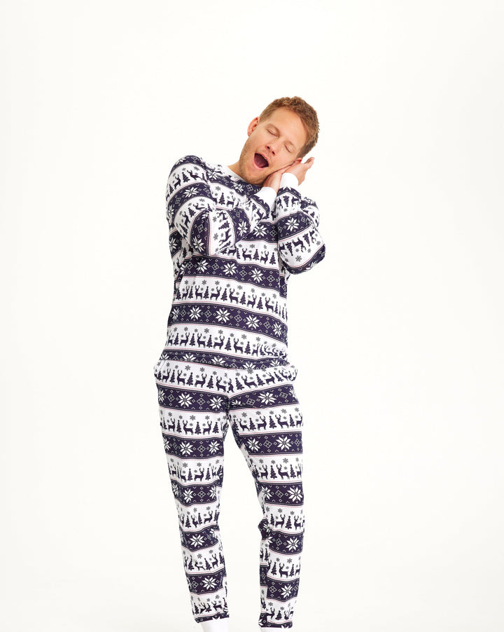 Stilla | Rensdyr Jul Pyjamas Marine Mænd