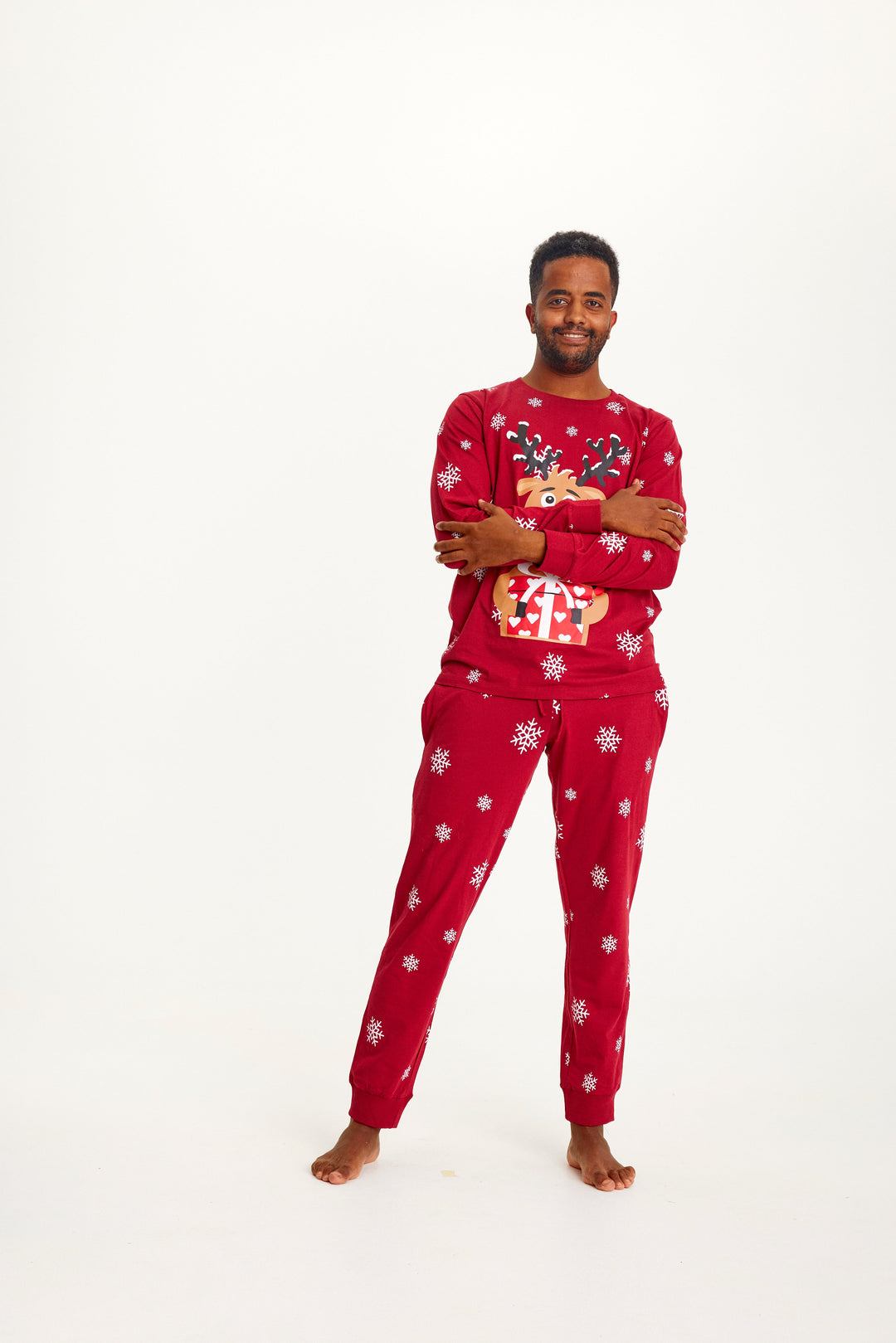 Stilla | Rudolf's Søde Jule-Pyjamas Rød Herre