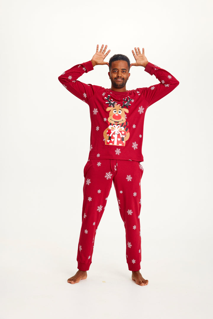 Stilla | Rudolf's Søde Jule-Pyjamas Rød Herre